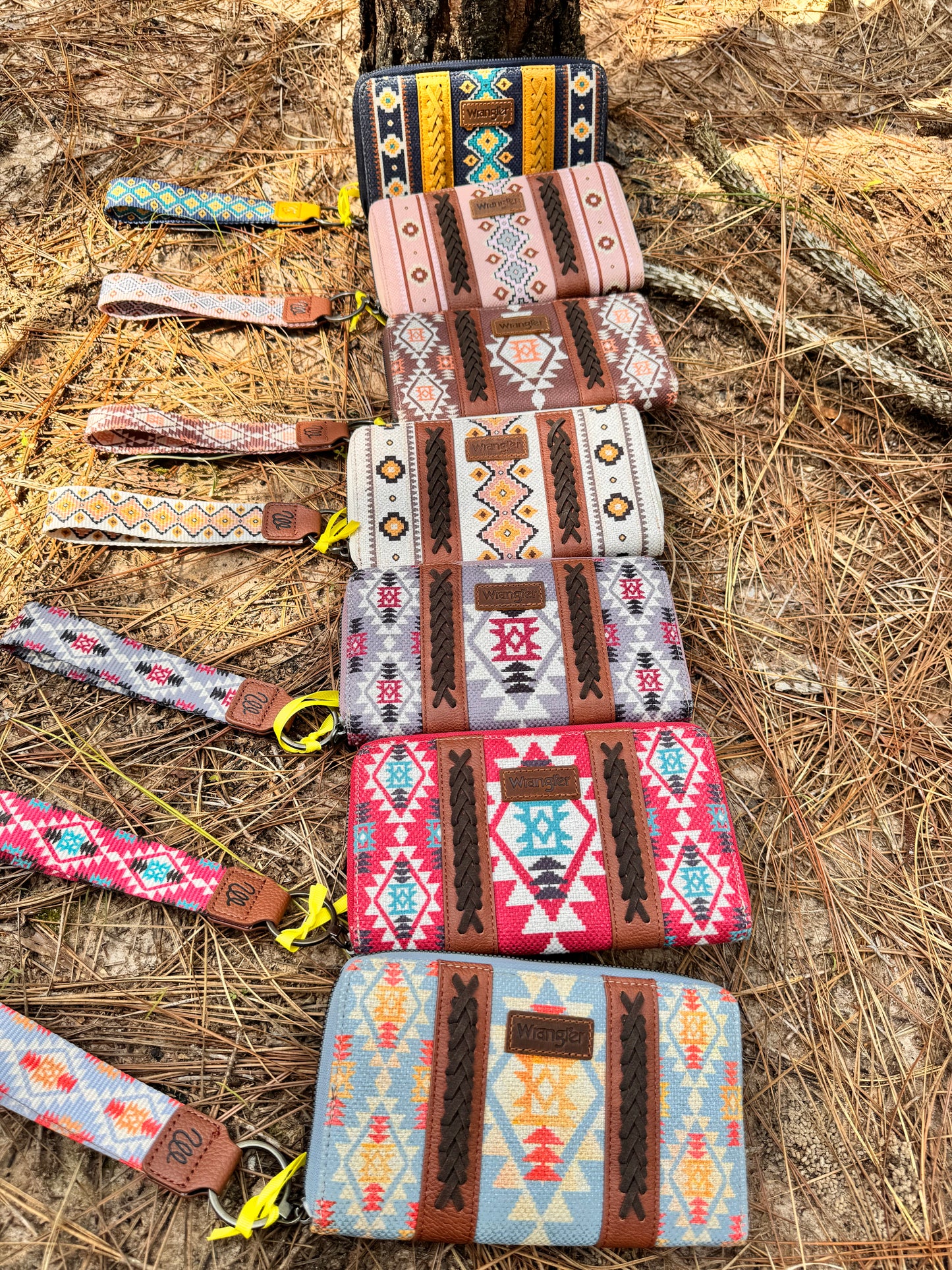 Wrangler Southwestern Art Print Wallet-Multiple Colors