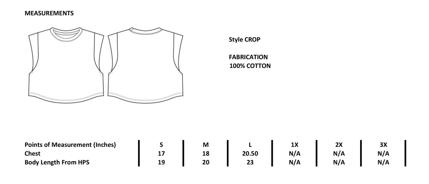 Cool It Cowboy Crop Top Graphic Tee