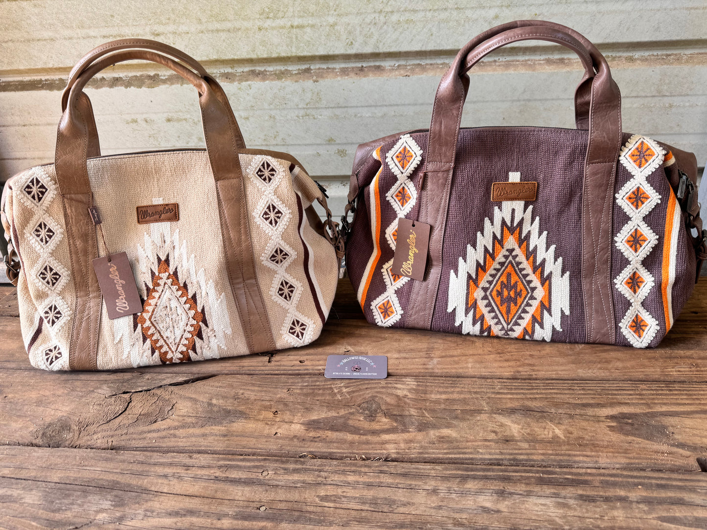 Wrangler Southwestern Print Duffle Bag