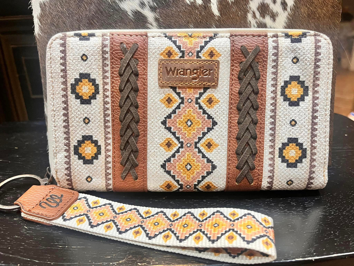 Wrangler Southwestern Art Print Wallet-Multiple Colors