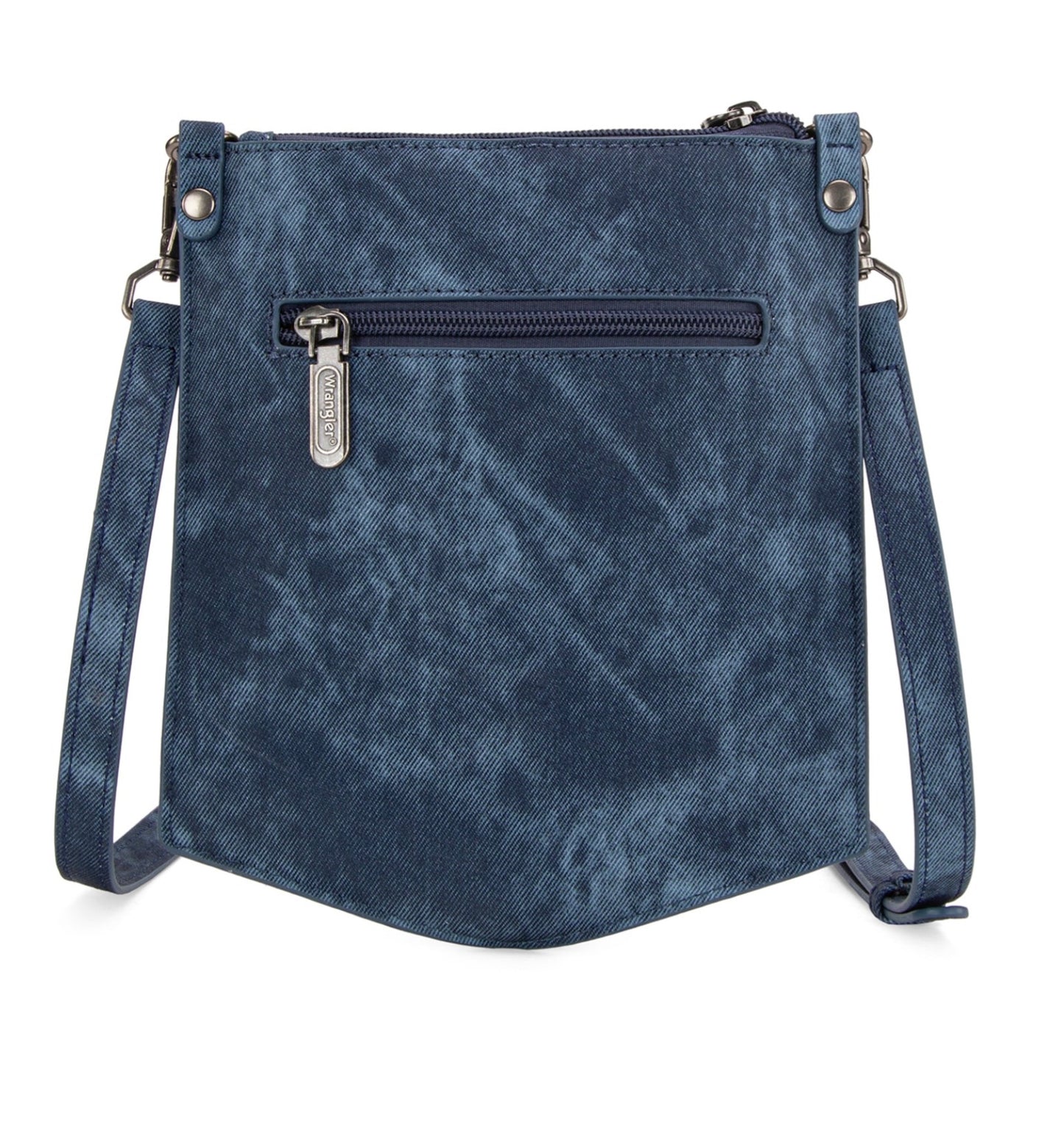 Wrangler "W" Stitch Water Repellent Denim Pocket Crossbody