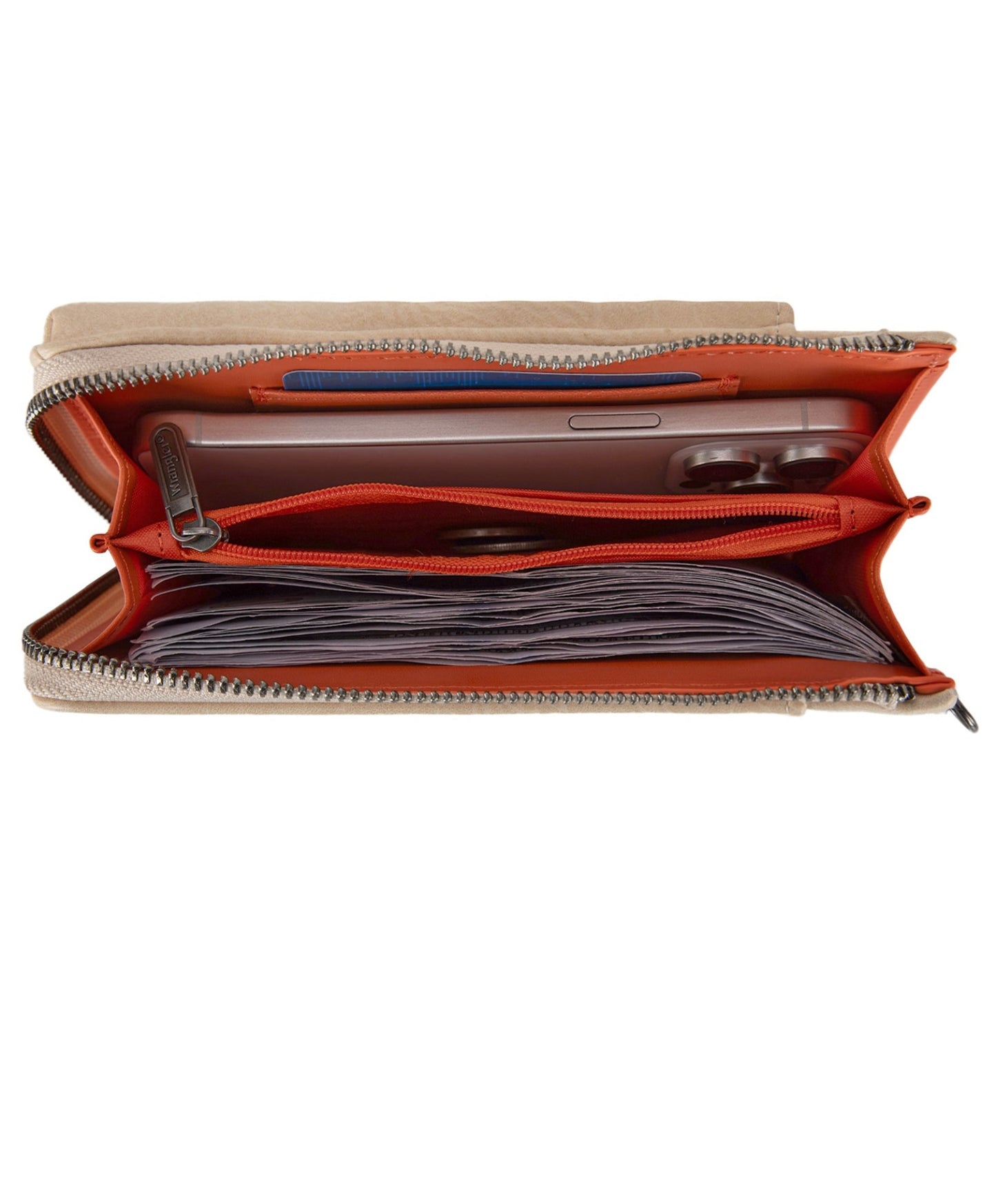 Wrangler RFID Small Crossbody/Cellphone Wallet