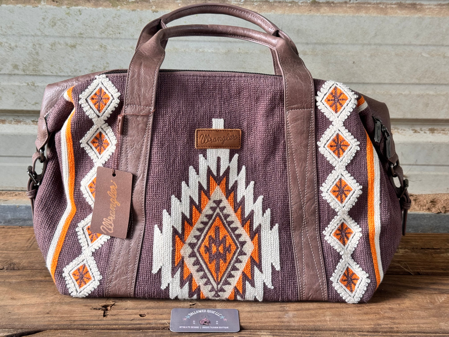 Wrangler Southwestern Print Duffle Bag