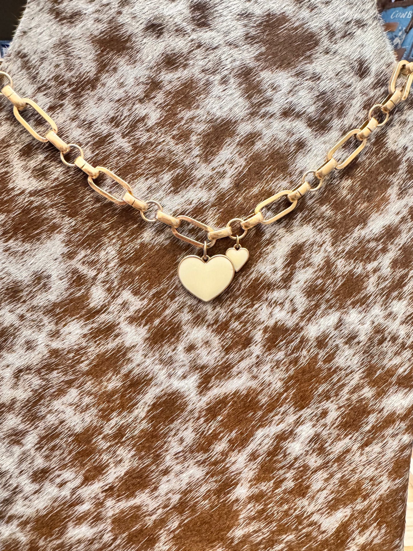 Double the Love Pendant Heart Necklace