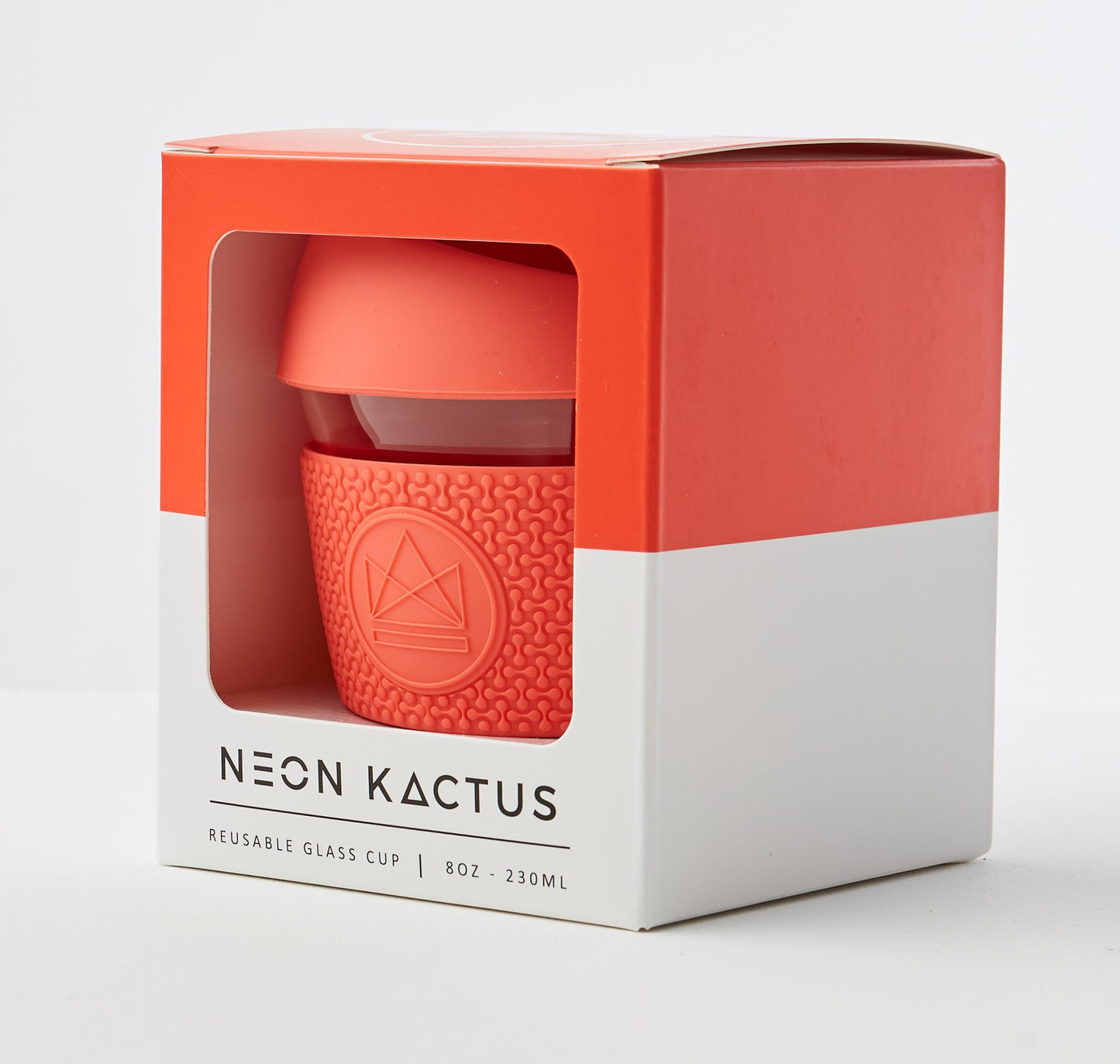 Reusable Glass Coffee Cup-8oz