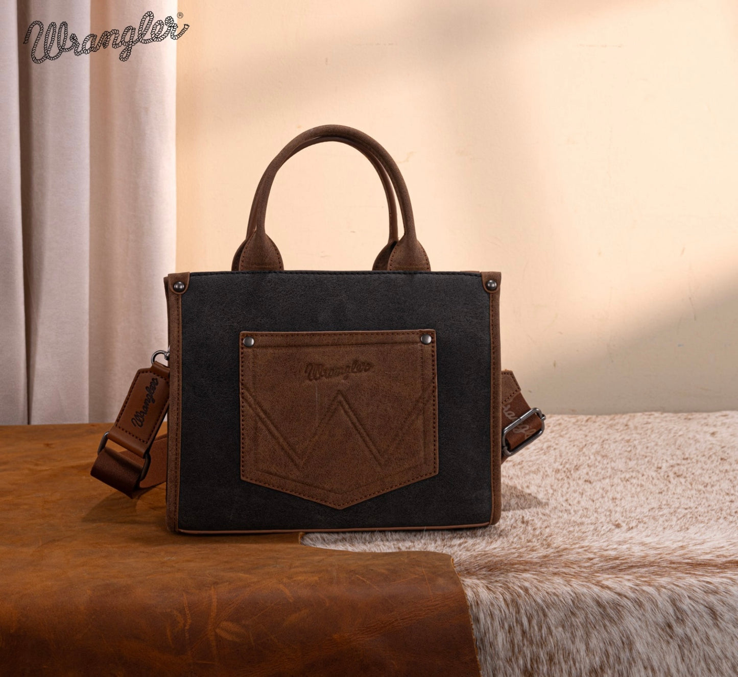 Wrangler Buckle Tote/Crossbody