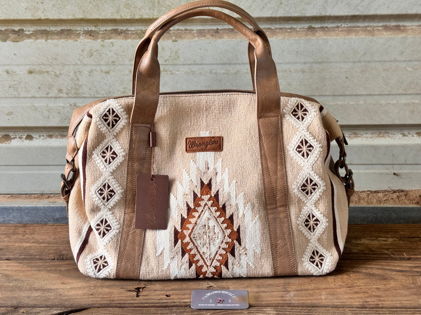 Wrangler Southwestern Print Duffle Bag