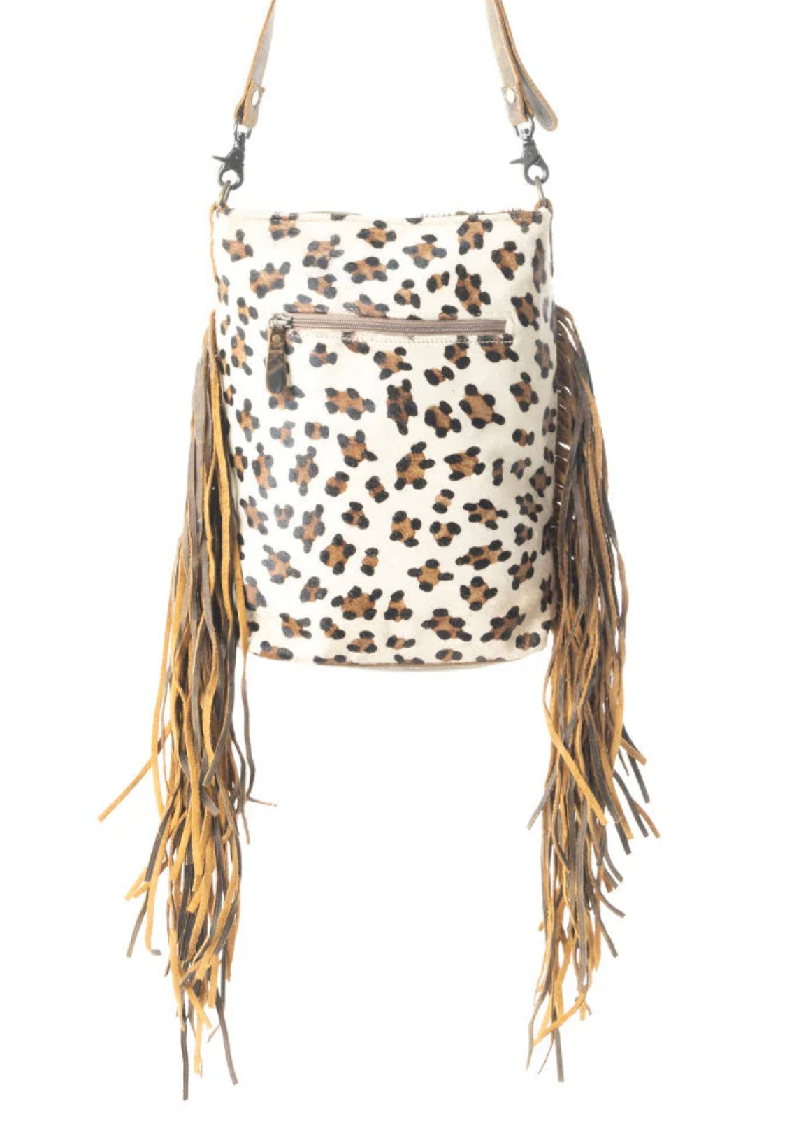 Ornamental Leather & Hairon Bag