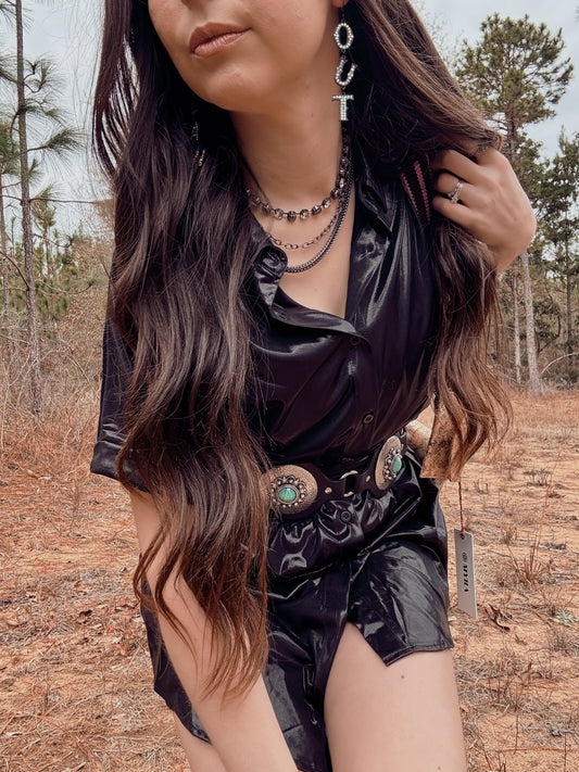 Western Romper Dress