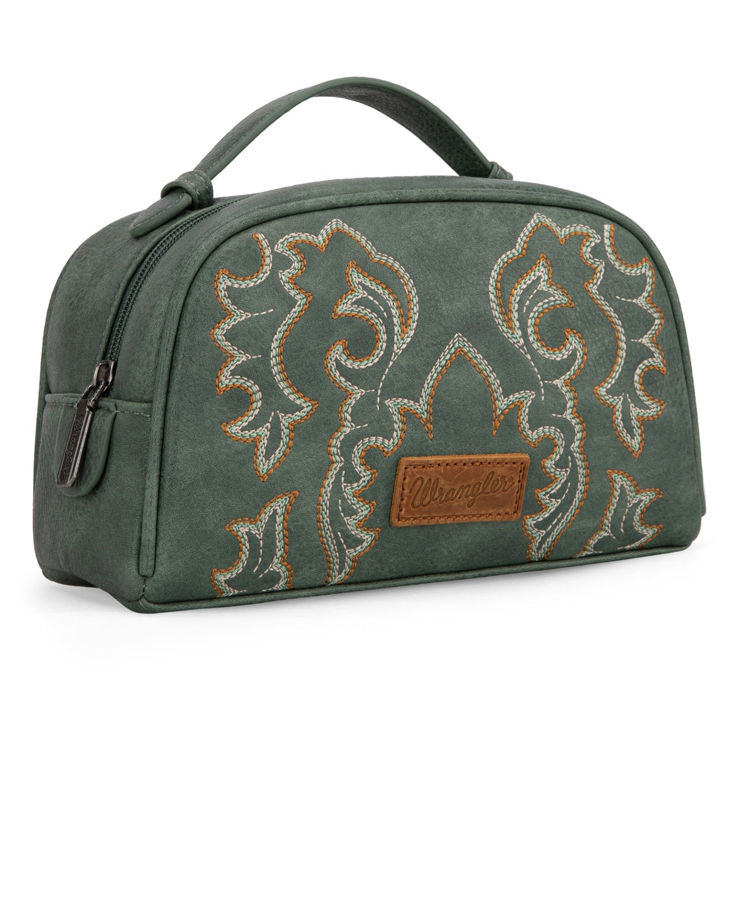 Wrangler Embroidered Multi Purpose/Travel Pouch -Green