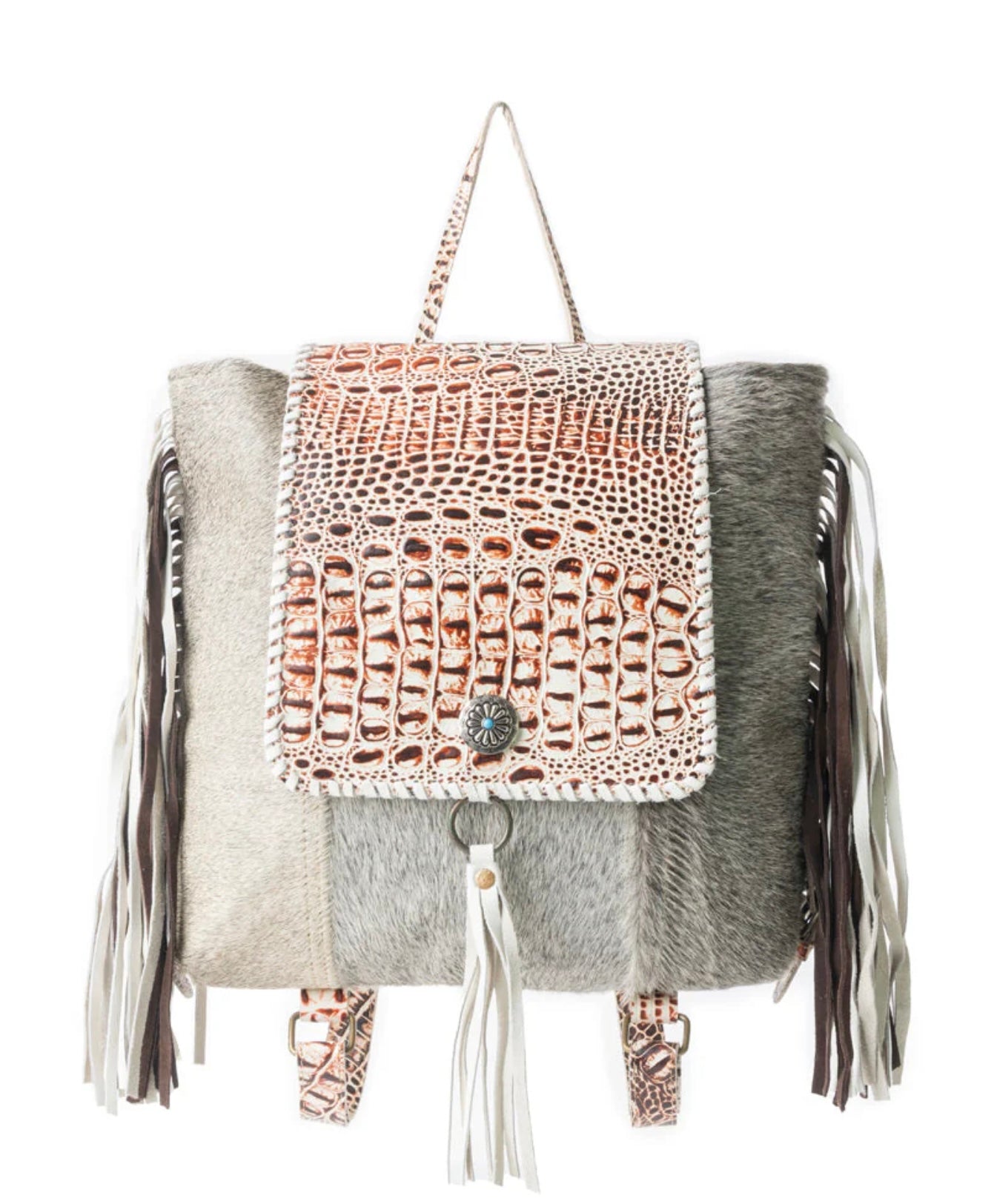 SMOKEY BACKPACK LEATHER & HAIRON BAG