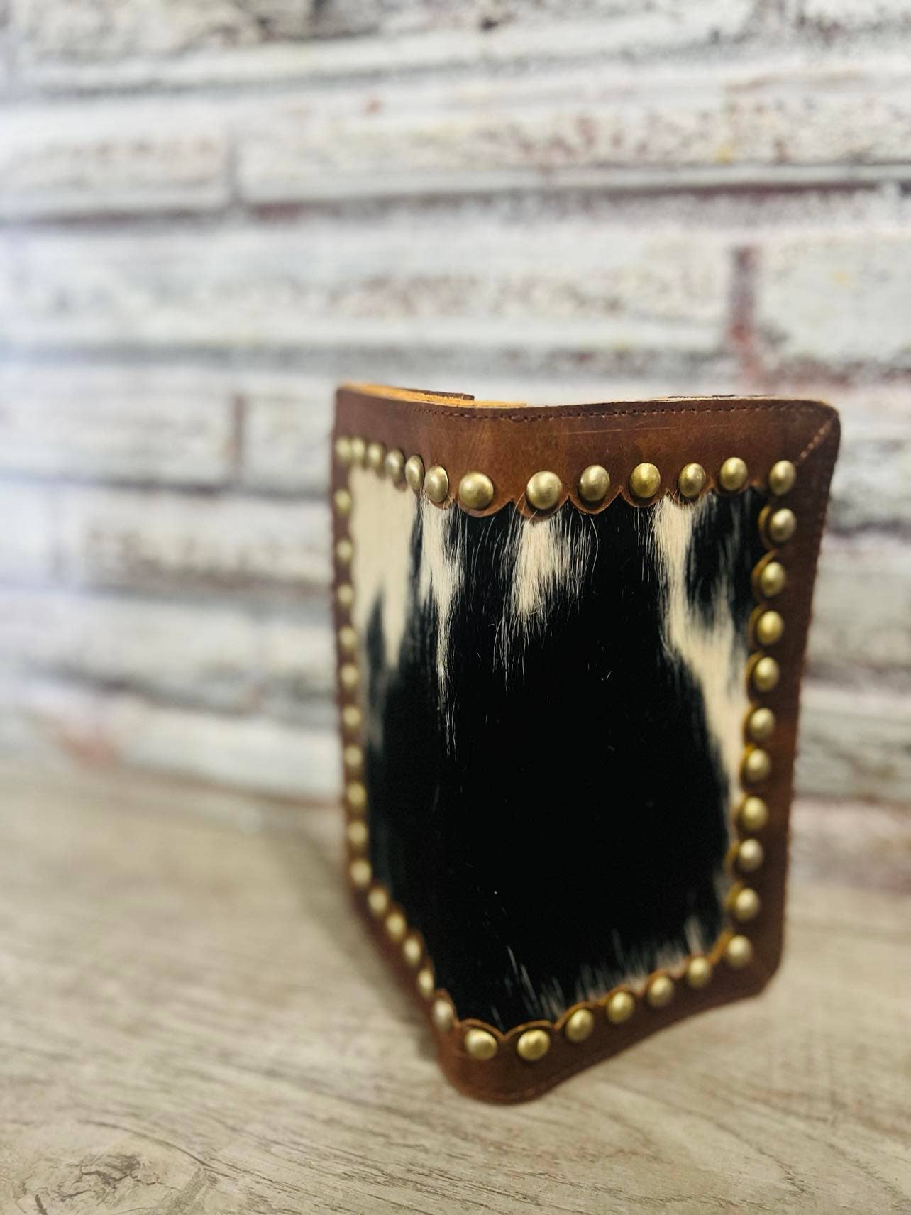 Studded Cowhide Wallets