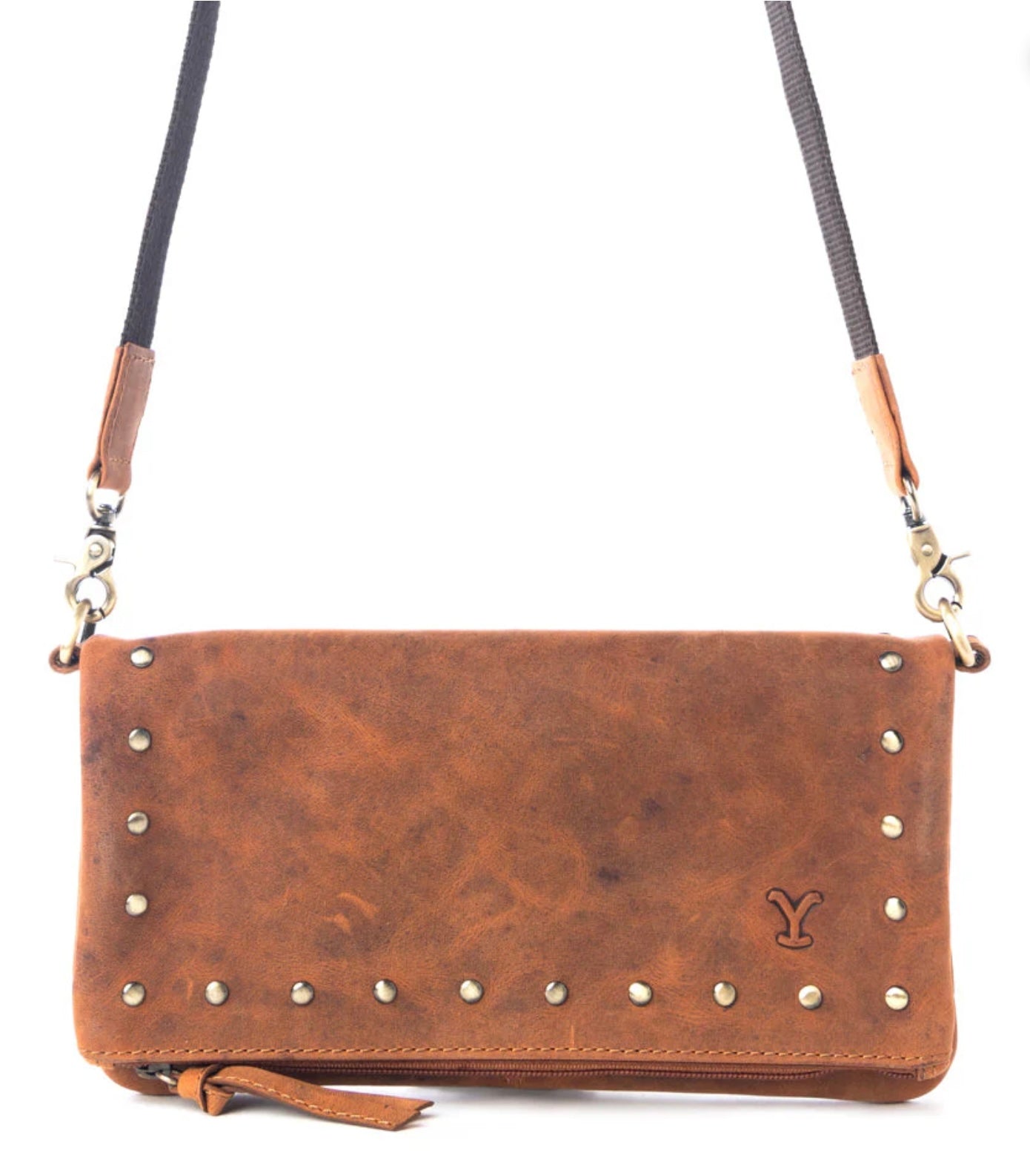 Yellowstone Palisade Clutch Bag With Rivets