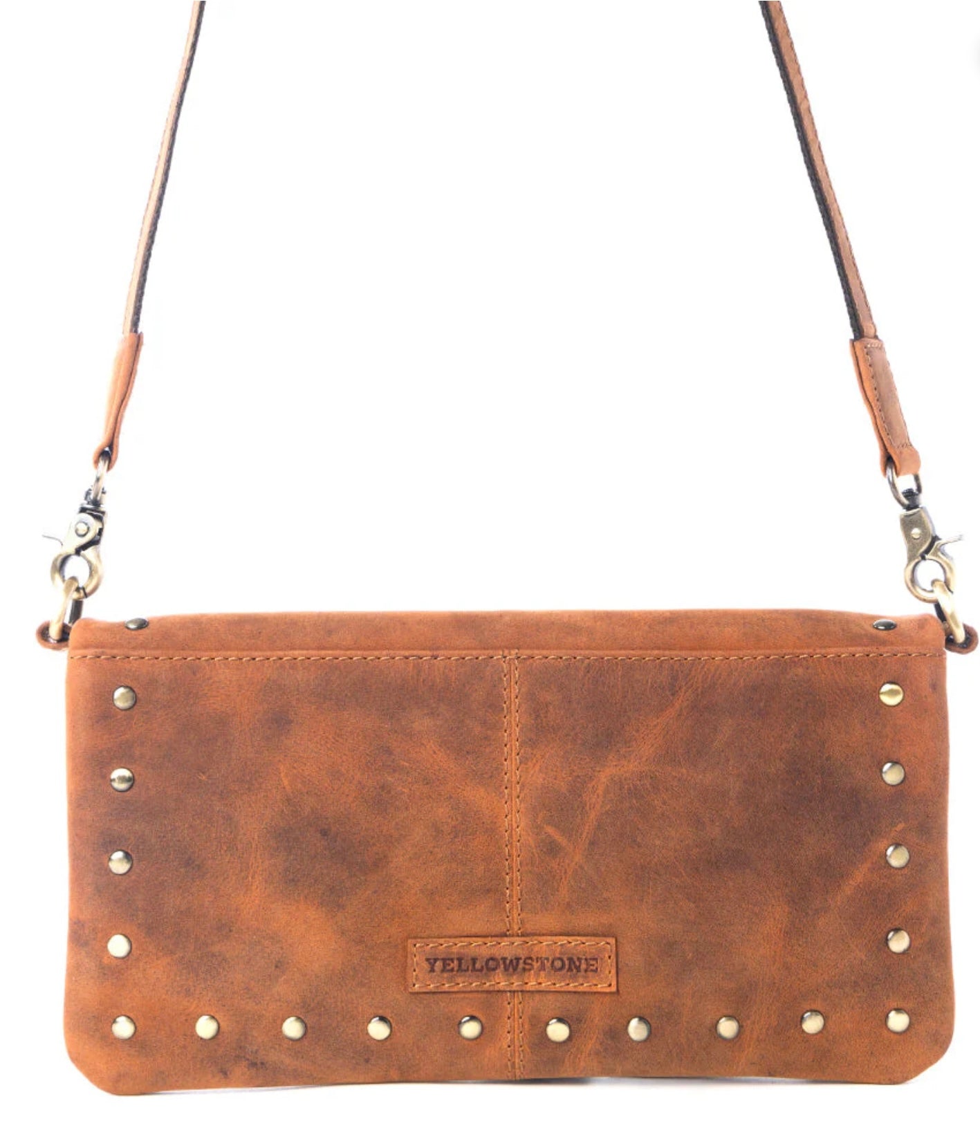 Yellowstone Palisade Clutch Bag With Rivets