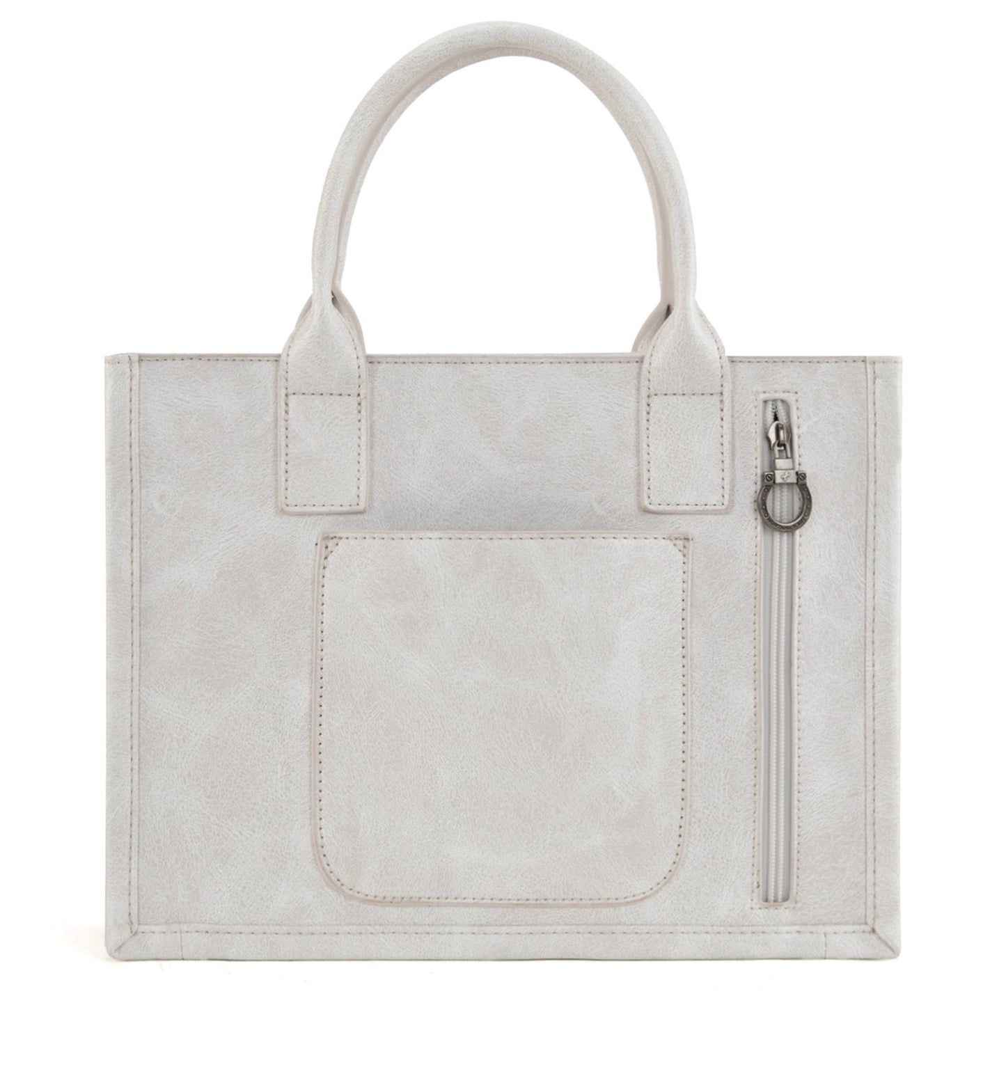 Montana West Whipstitch Concealed Carry Tote With Matching Bi-Fold Wallet -Tan