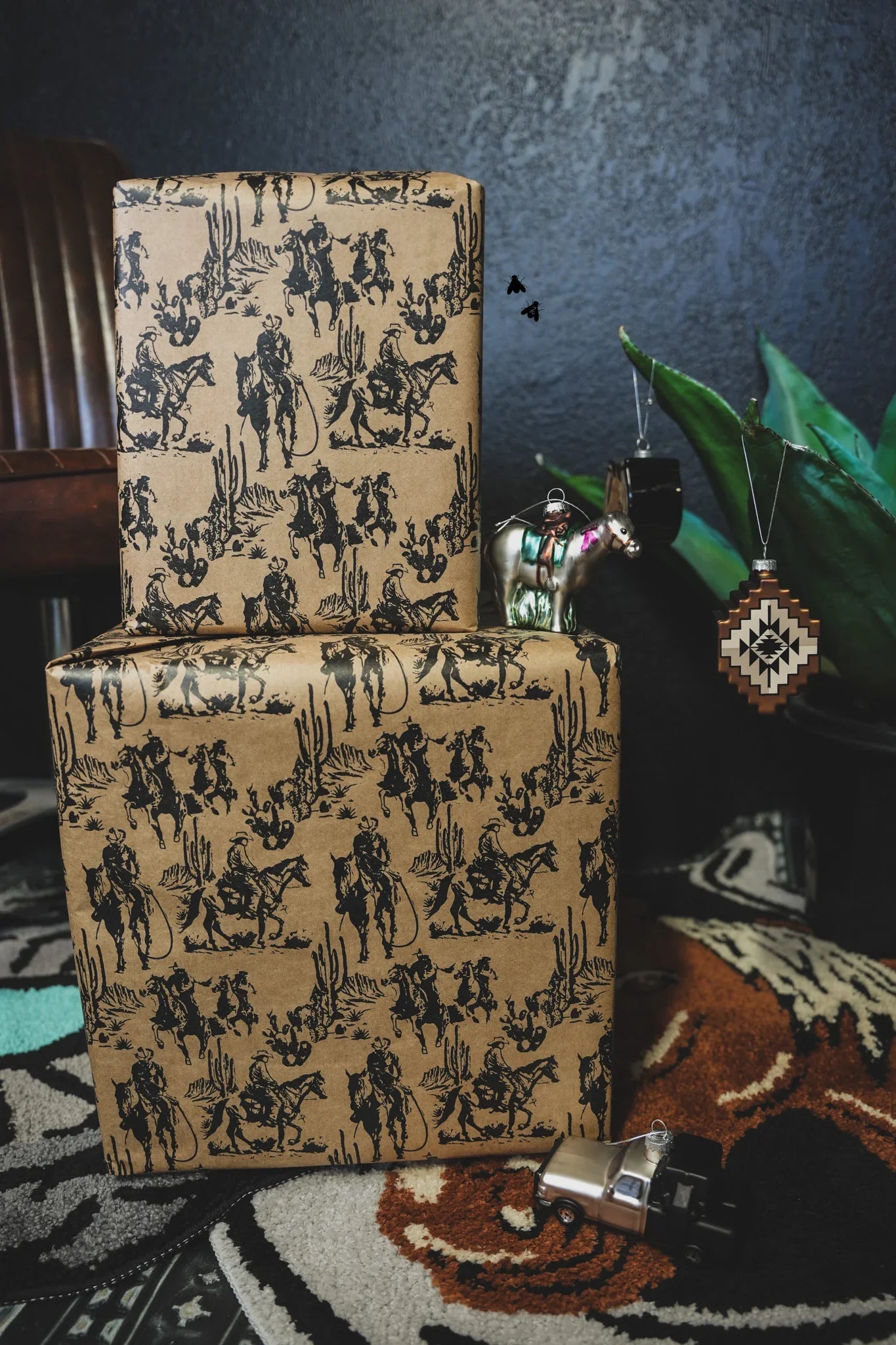 Wrap the Prez Wrapping paper-western cowboy