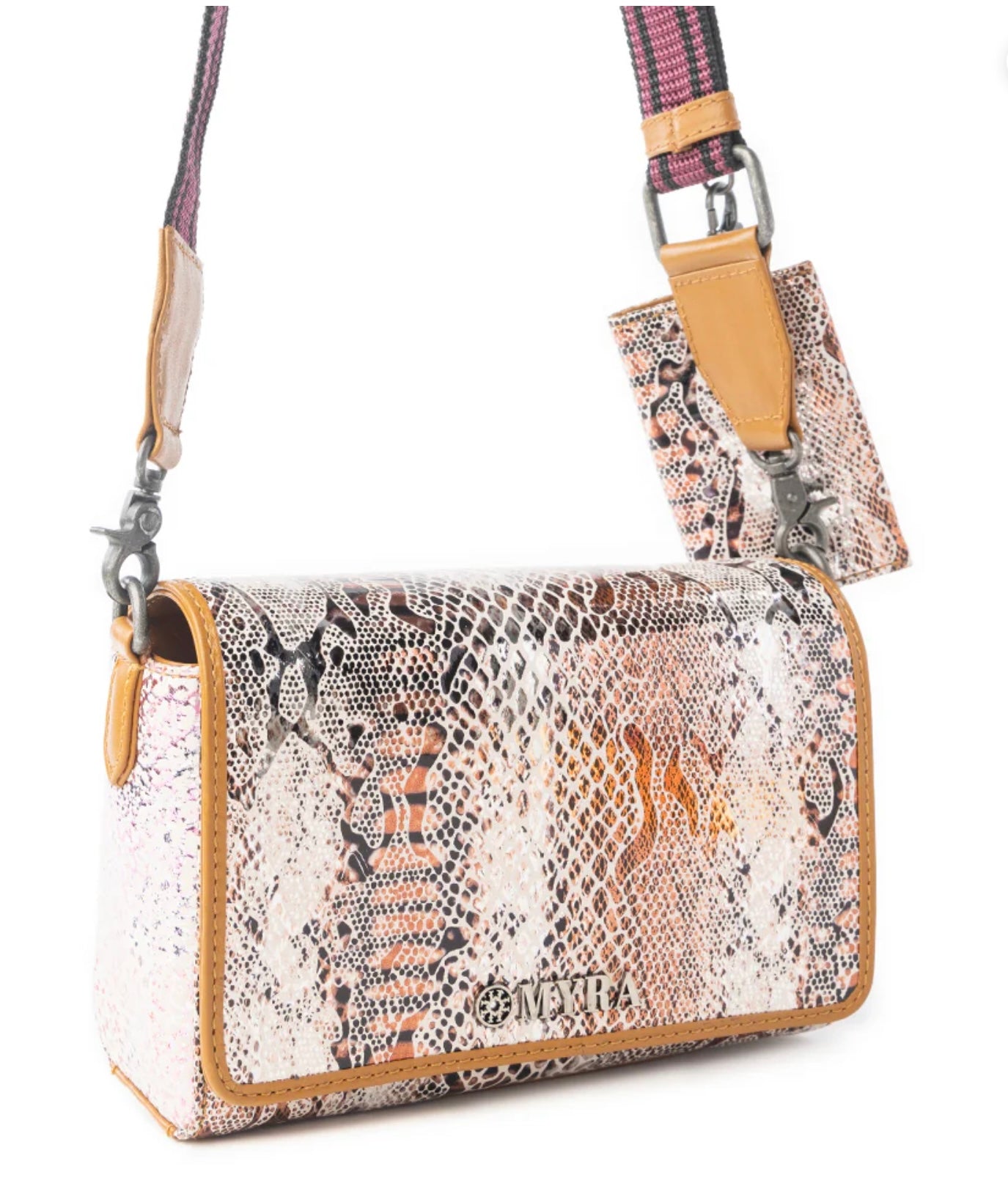 Elysian Charm Leather Shoulder Bag