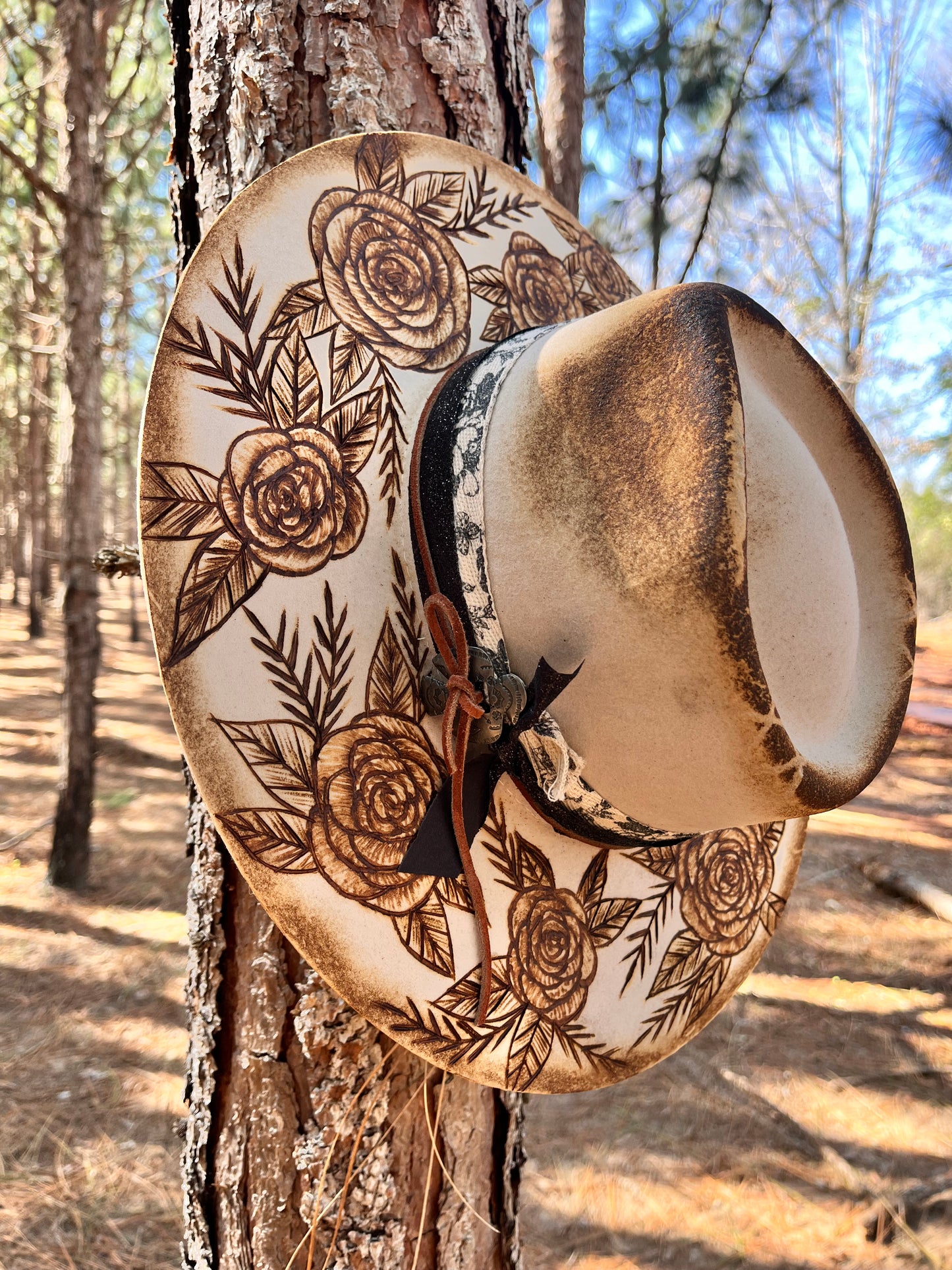 Skull Candy-Hand Burned Hat