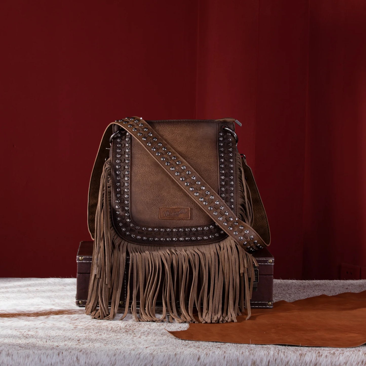 Wrangler Rivets Fringe Concealed Carry Crossbody