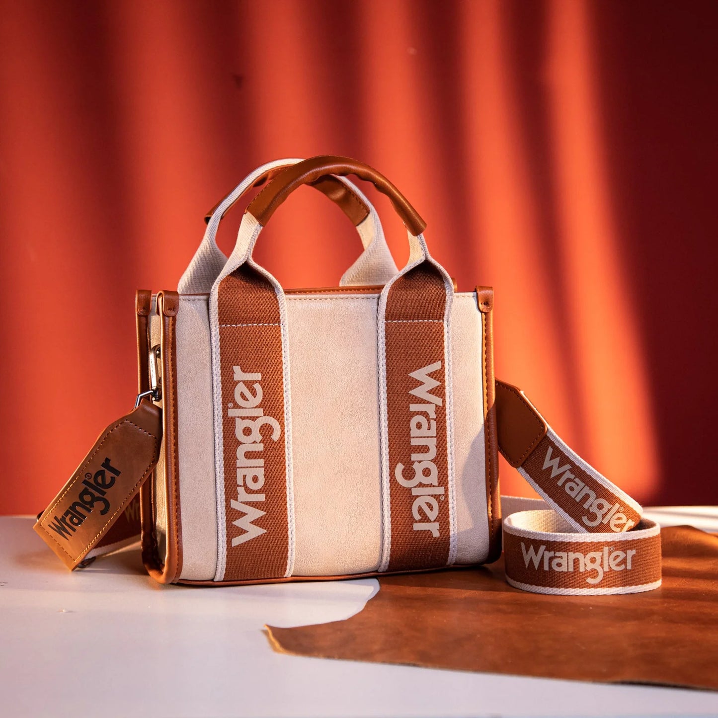 Wrangler Colorblock Canvas Crossbody Tote