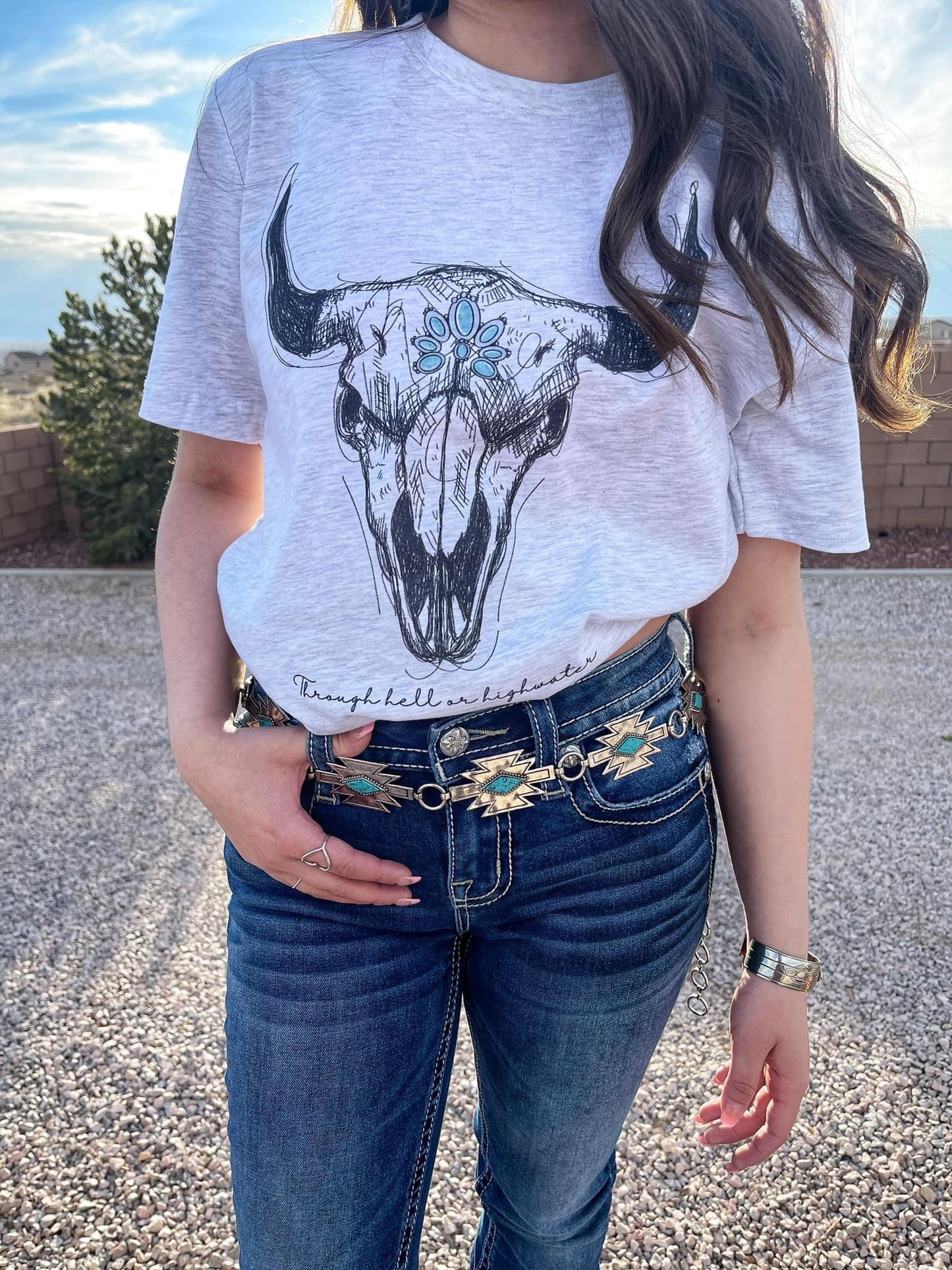 Through Hell or Highwater Tee