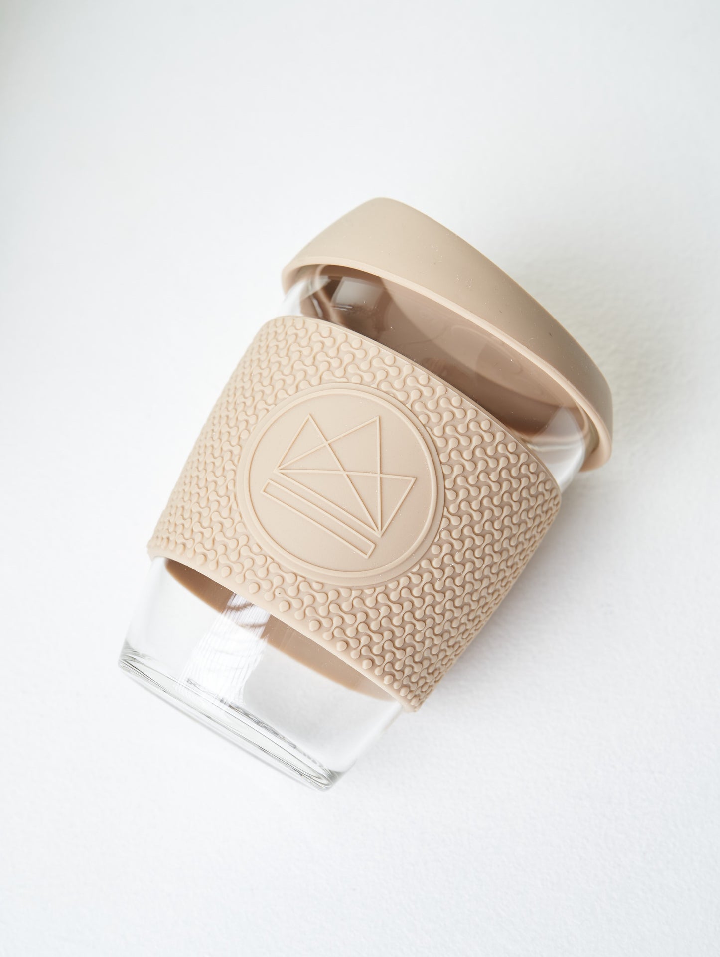 Reusable Glass Coffee Cup-12oz