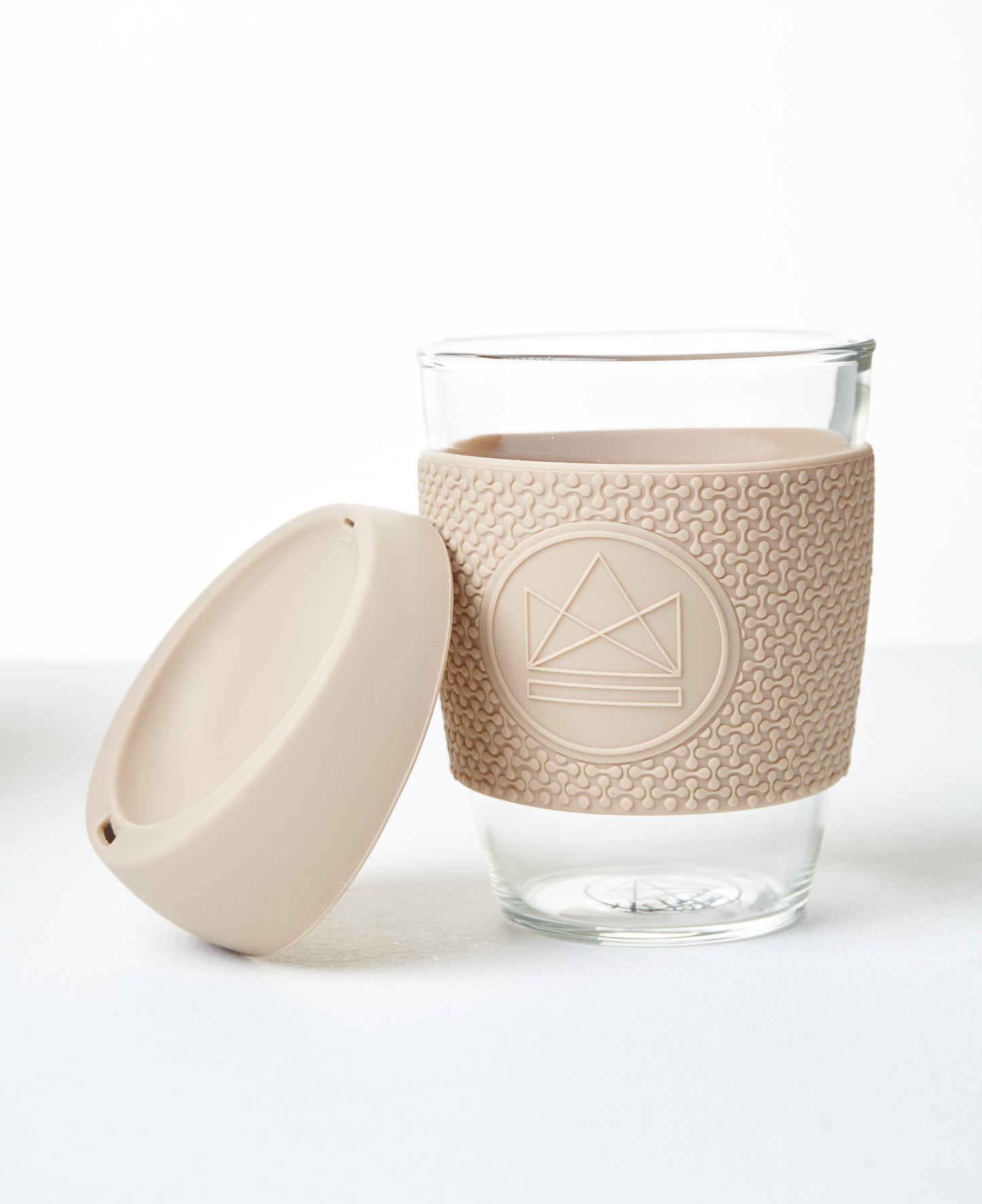 Reusable Glass Coffee Cup-12oz