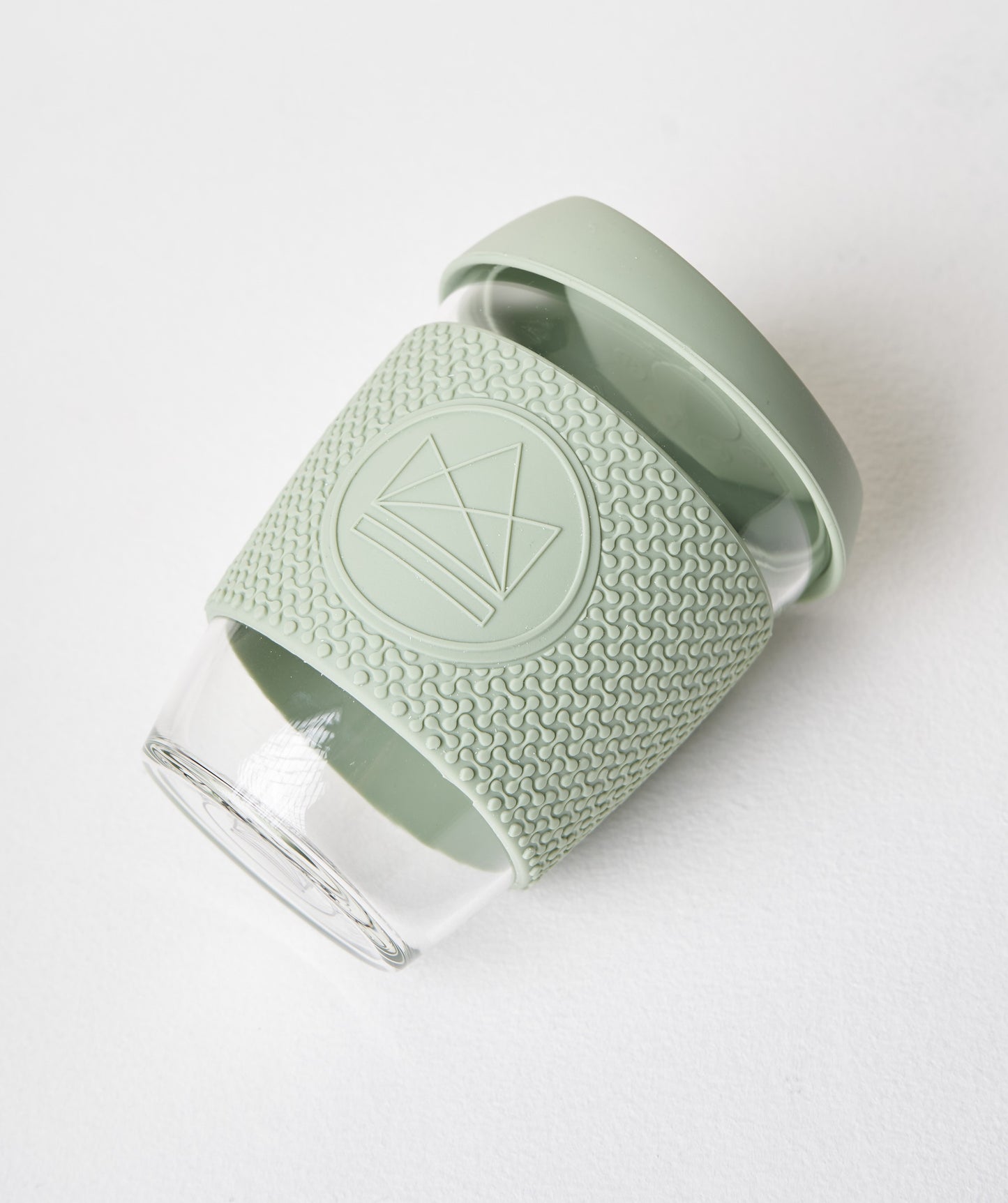 Reusable Glass Coffee Cup-12oz