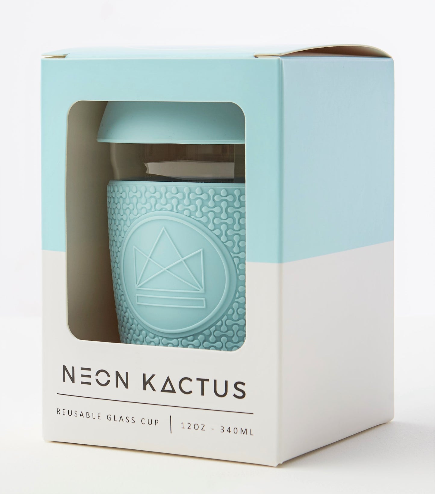 Reusable Glass Coffee Cup-12oz