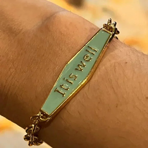 Daily Reminder Bracelet-It Is Well